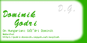 dominik godri business card